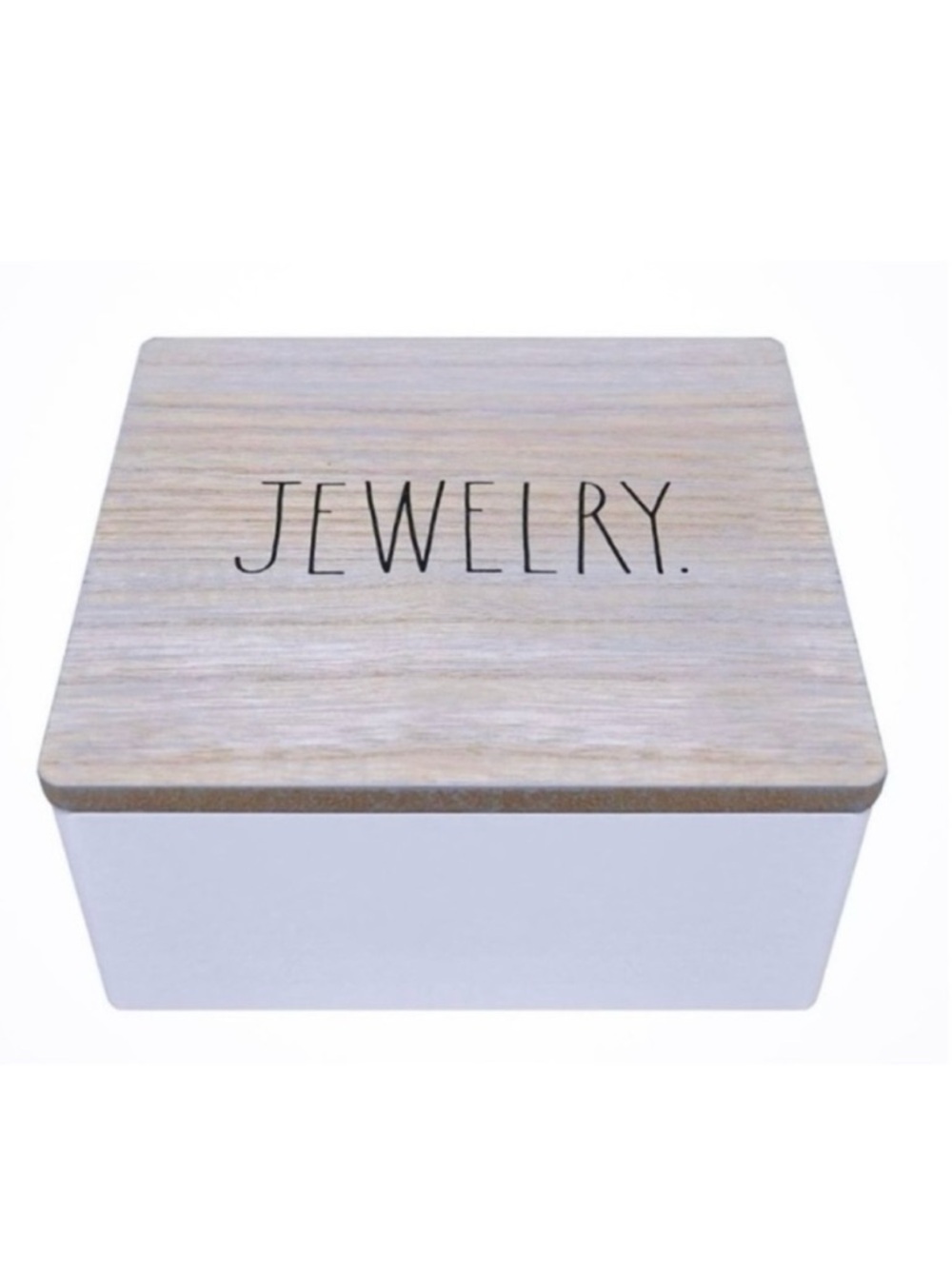 🌺 RAE DUNN White Jewelry Box NEW